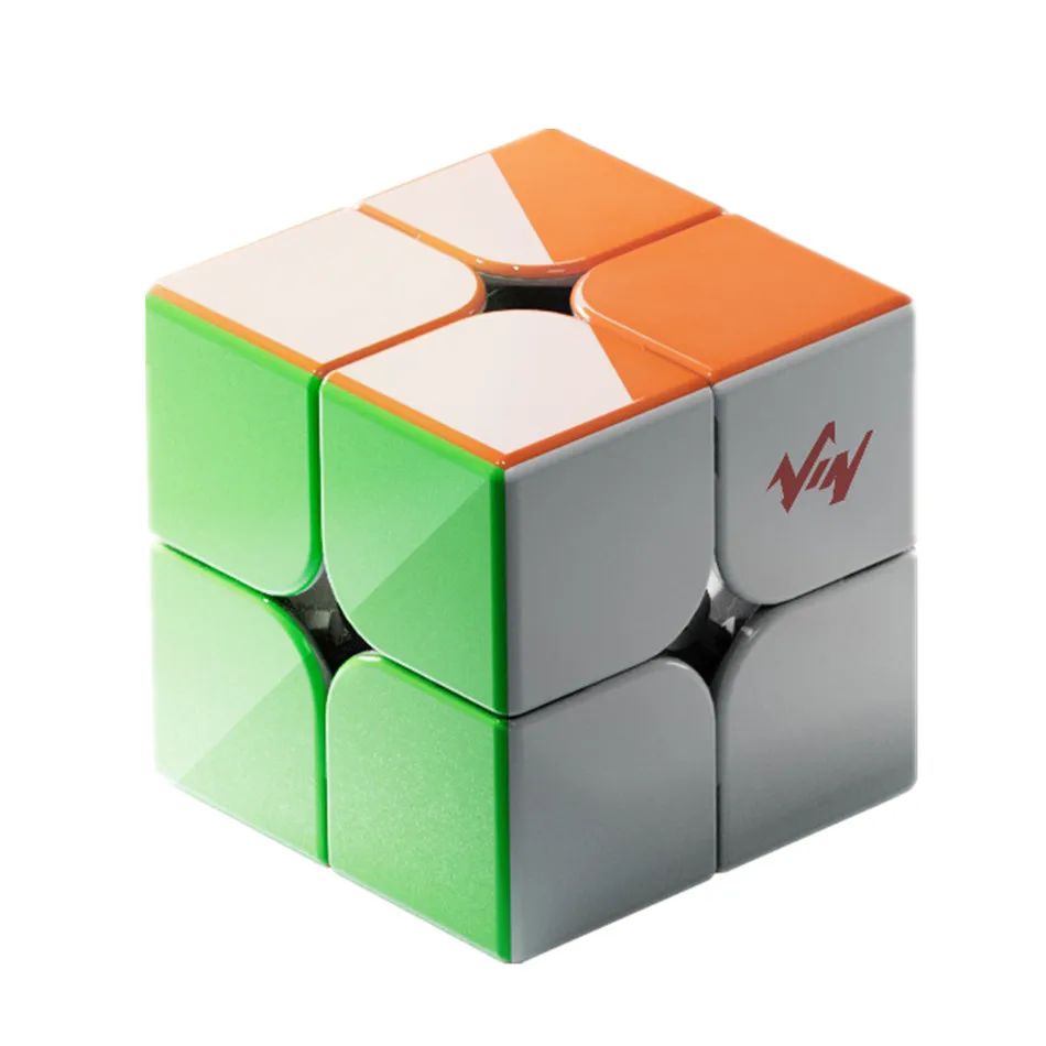 VIN Cube 2x2x2 Magic Cubes Magnetic/ Magetic Core UV Stickerless Toys For Children Professional Toys Cubo Magico Puzzle