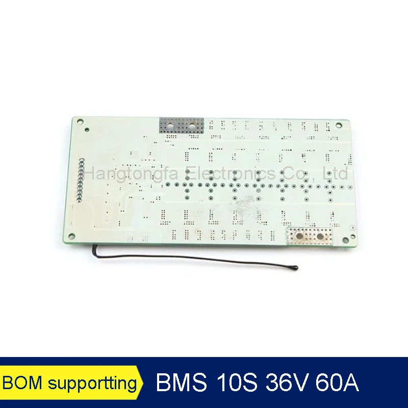 Balance BMS 10S 36V 40A 50A 60A Lithium 18650 Battery Pack Charge Board Equalizer z ochroną temperatury NTC dla Ebike/Escooter