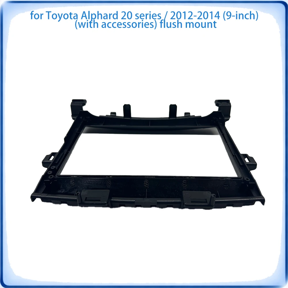 Car Radio Fascia Frame For Toyota Alphard 20 Series 2012-2014 9 inch In-dash Stereo Panel Wiring Harness Power Cable