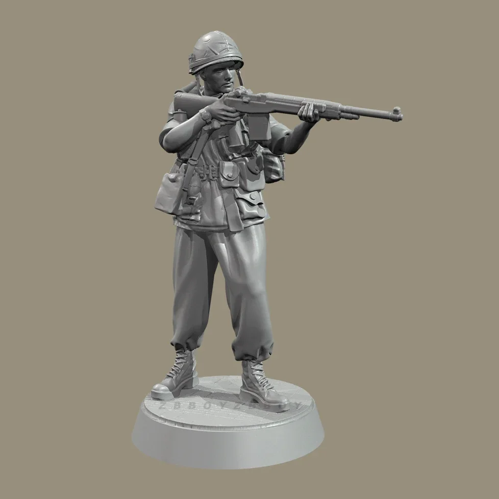 

Высота человека, 38 мм, 50 мм, наборы моделей солдата из смолы, фигурка бесцветная и самособранная (печать 3D) TD-7296/3D