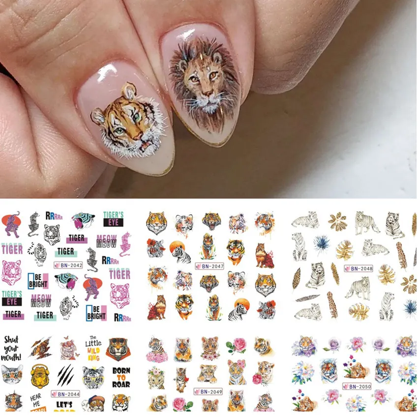 Tiger Nail Sticker …
