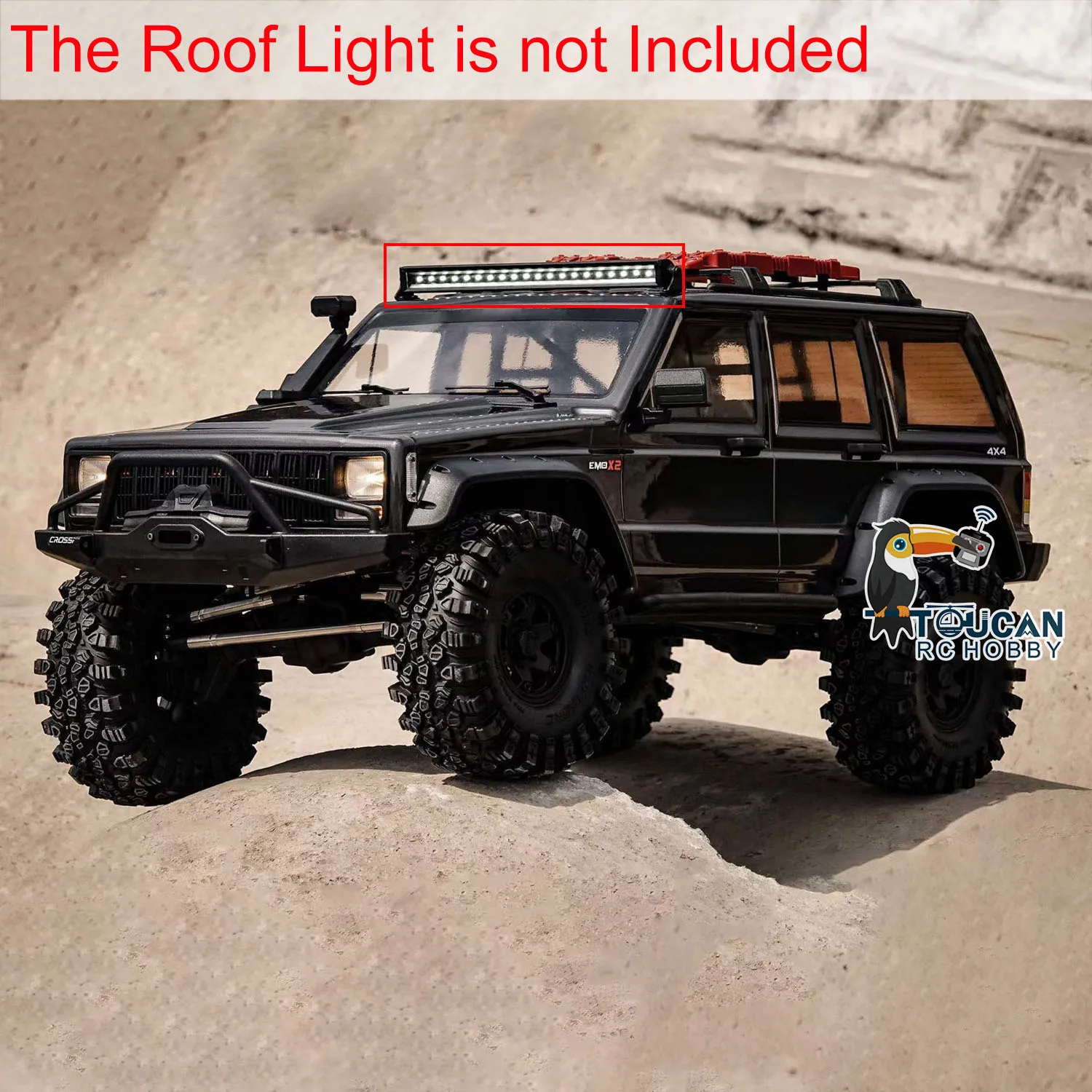 CROSSRC EMOX2 RC Off-road Vehicles 4X4 4WD 1/8 Scalle Remote Control Crawler Car Model Toy with Light Servo TH22720-SMT1