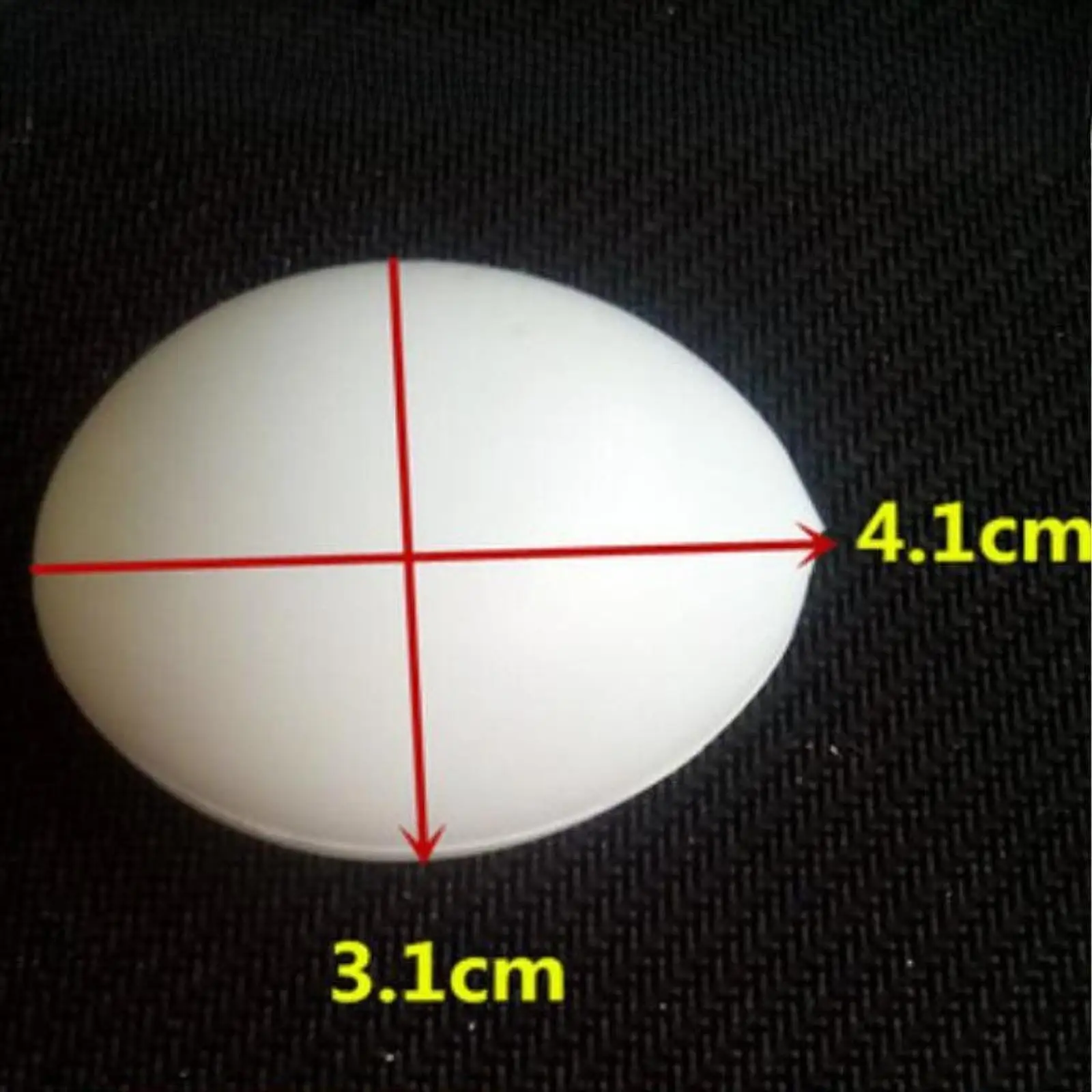 Solid Plastic Artificial Eggs for Pigeon Breeding Realistic Poultry Accessories for Farm Training and Hatching Support