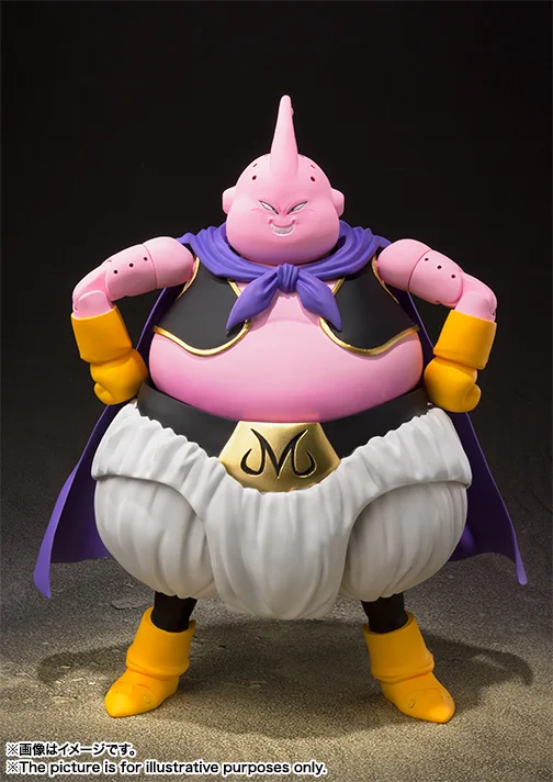 Original Echtes Modell BANDAI SHF Dragon Ball 18 cm Majin Boo Gute Action Figur Anime Boxed Spielzeug Figur Sammlungen Geschenke Kdis