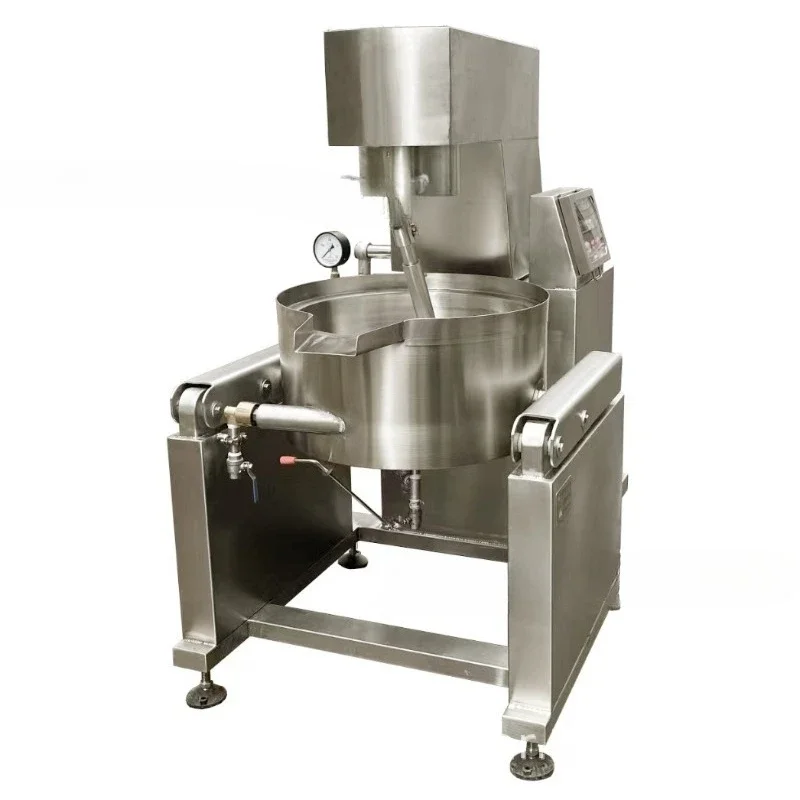 Máquina para freír verduras, vaporera electromagnética para salsa de chile, wok para pasta de melón de invierno, wok para pasta de frijol, olla de cocina