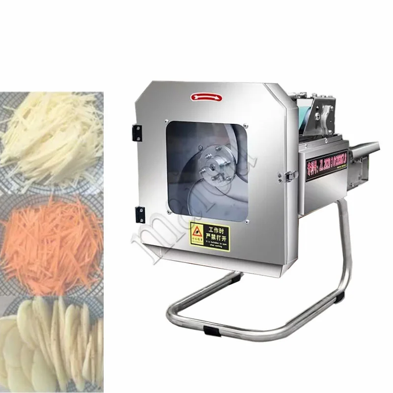 Electric Stainless Steel Desktop 150-300KG/H Double-Speed CNC Vegetable Cutting Machine