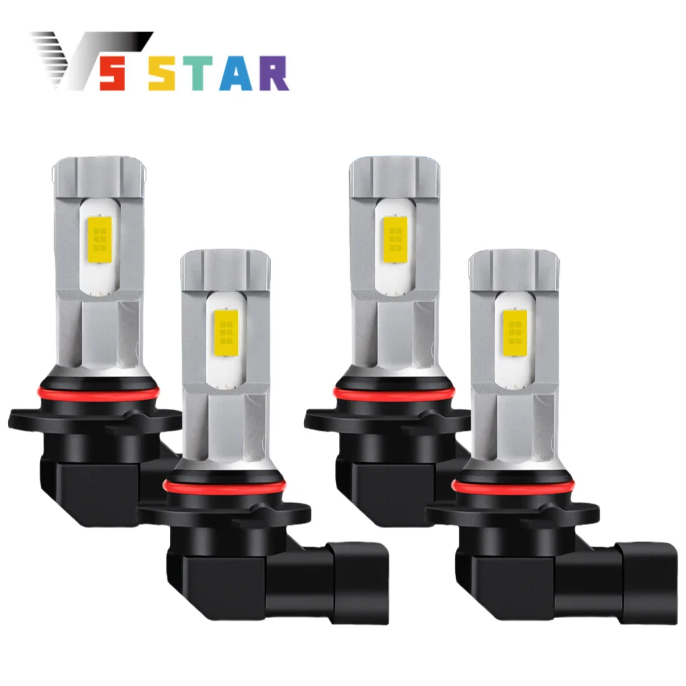 

4 шт. 6000K алюминиевый сплав светодиодная лампа для фар высокого и ближнего света для 2004-2015 Honda Civic Sedan 4-дверный