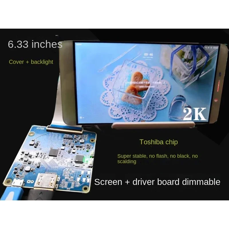 

LCD Screen 6.3-Inch Hdmi to Mipi Toshiba Driver Board Lephone Pc Sub-Screen