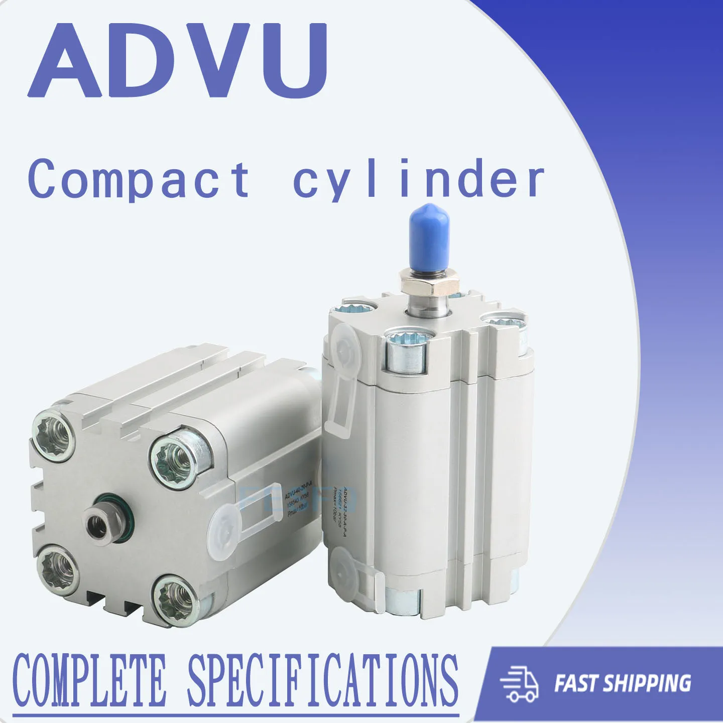 اسطوانة مدمجة ADVU-20-5-P-A ADVU-20-10-P-A ADVU-20-15-20-25-30-40-50-P-A ADVU-20-5-A-P-A ADVU-20-10-15-20-25-30-40-50-A-P-A