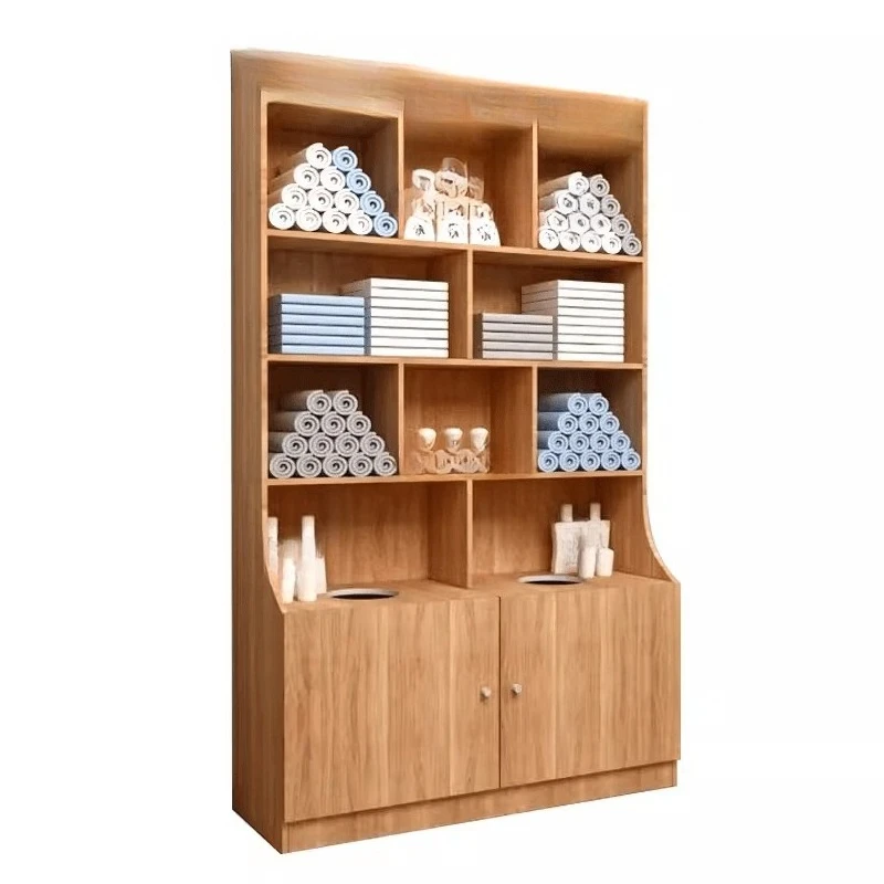 Towel cabinet, hair salon container, beauty cabinet, display barber shop beauty salon tool cabinet rack