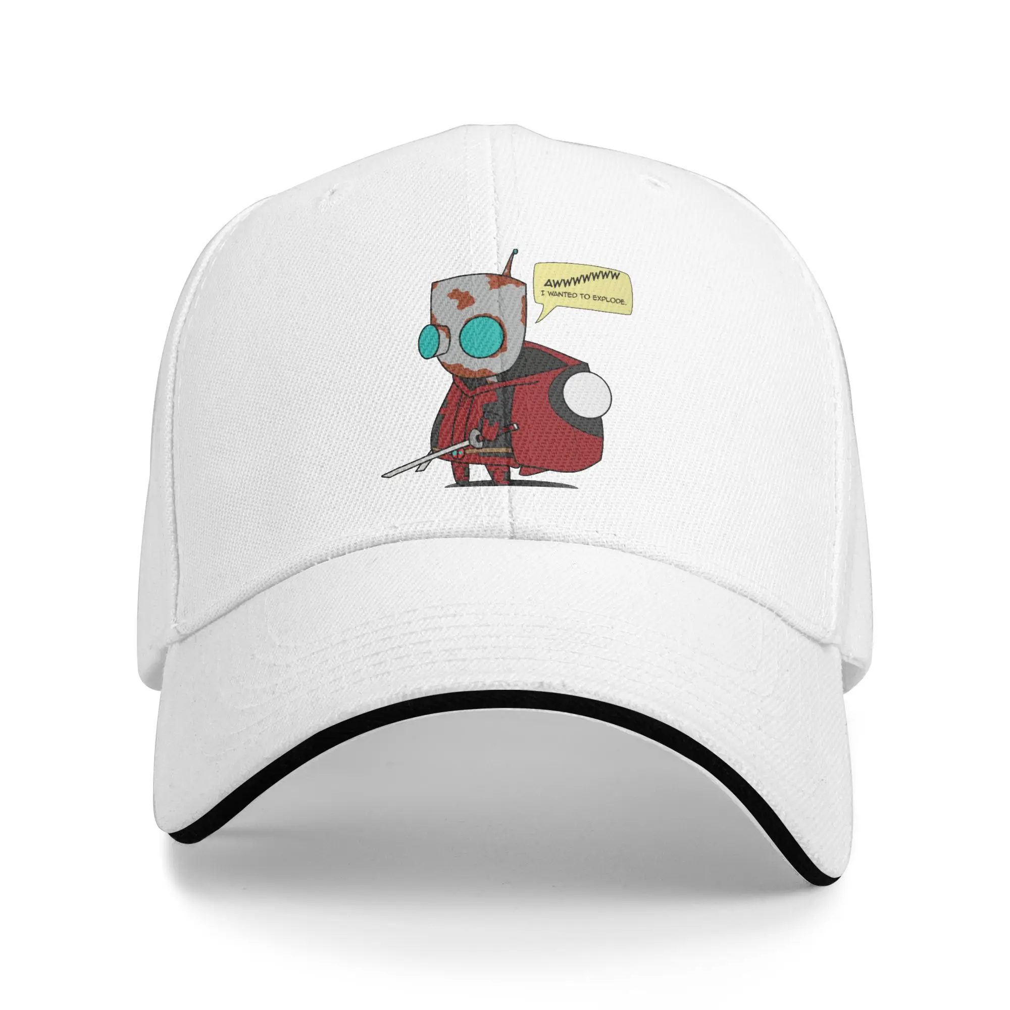 Invader Zim Baseball Caps Casual Gir-Pool Sandwich Hats Unisex Style Adjustable Dad Hat Sport