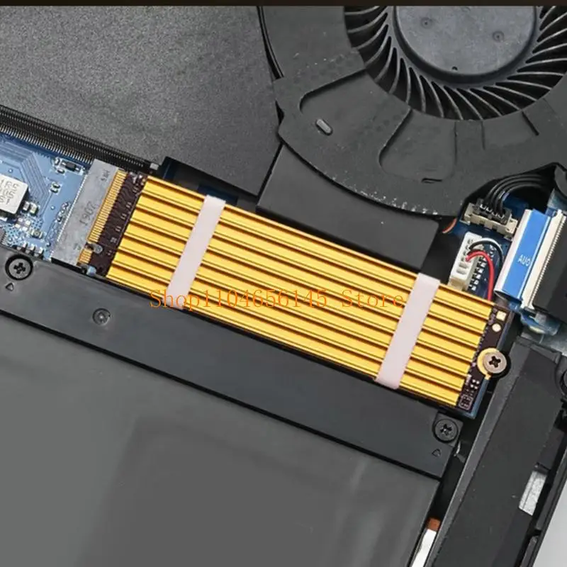 

5asd M.2 SSD Heatsink 2280 SSD Heat Sink with NVMe SSD Thermal Pad NVMe Heat Sink Replacement for Game Consoles Accessories