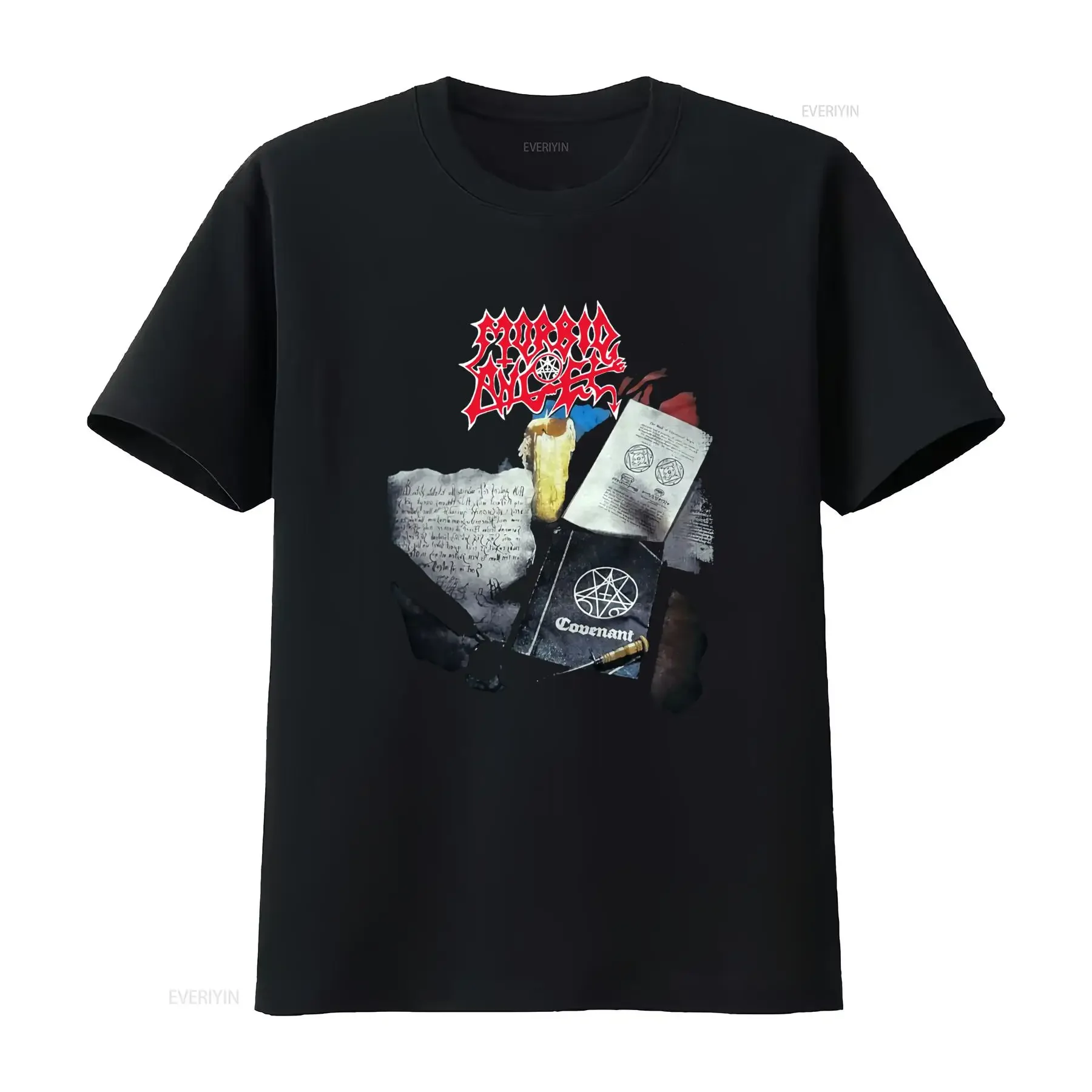 Morbid Angel Covenant Official T Shirt Death Metal Gods Design All Sizes Available vintage Washed fashion Slightly streetwear