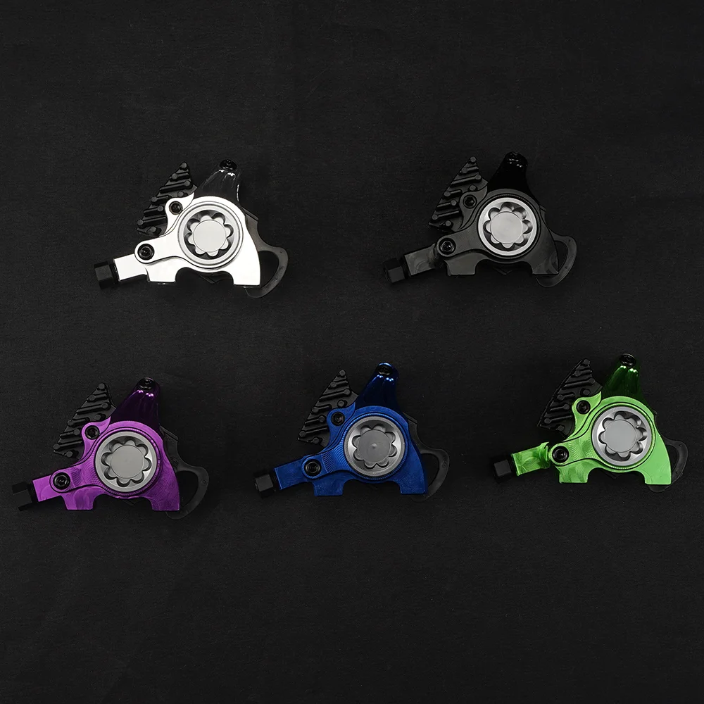 ZRACE XG Flat-Mount-Bremssattel, hydraulischer Rennrad-Bremssattel, ICE-TECH-Bremsbeläge, BMX-Rennsattel, vollständig CNC-gefräst, leichtgewichtig – Detail 5