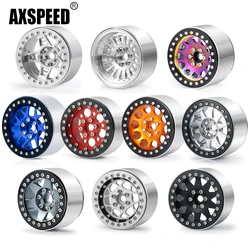 AXSPEED Alu Alloy 2.2inch Beadlock 35mm Wheel Rims Hubs for Axial SCX10 90046 Wraith 90048 TRX-4 1/10 RC Car Upgrade Parts