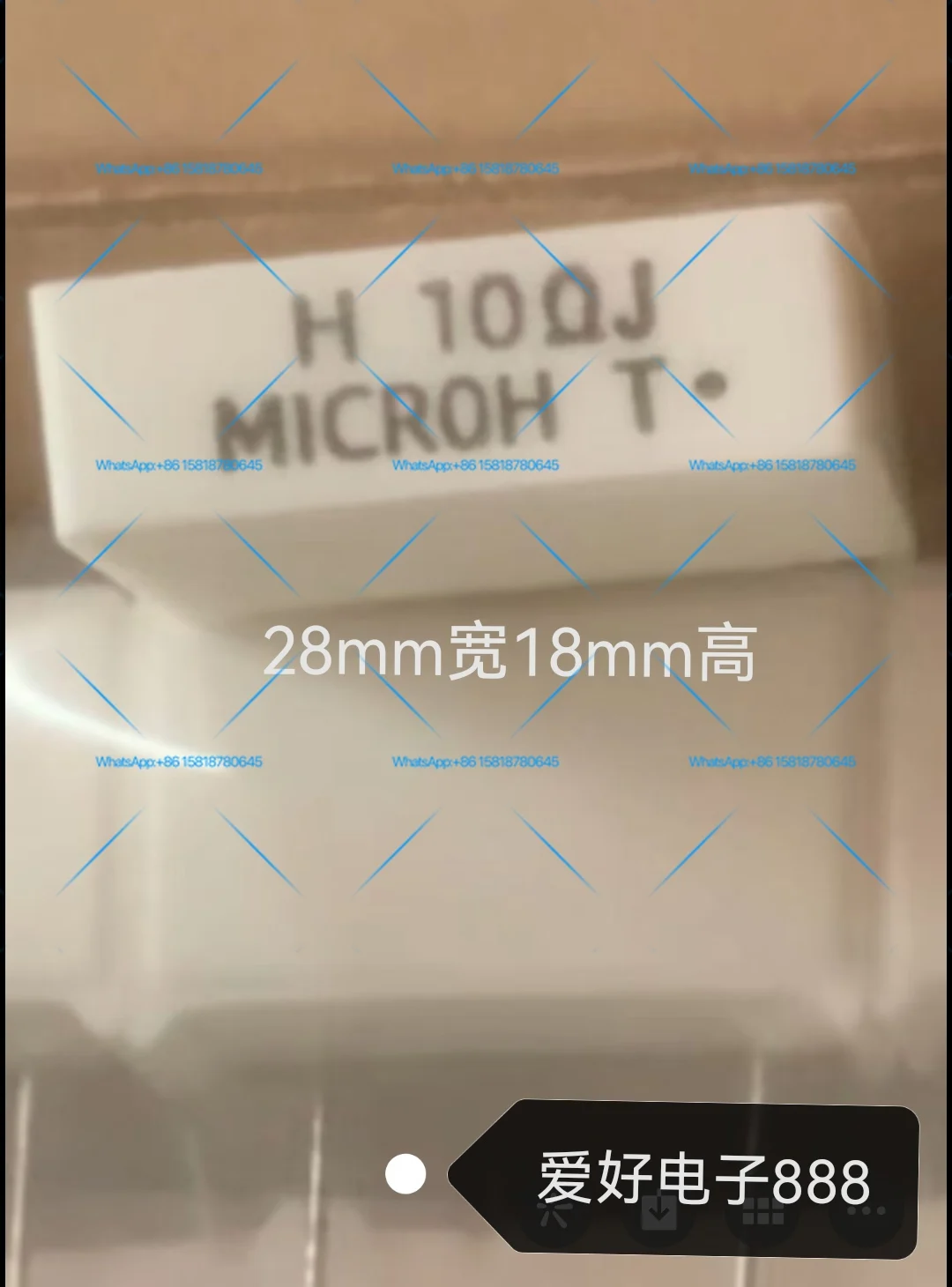 H10RJ cement resistor brand new genuine product/10pcs