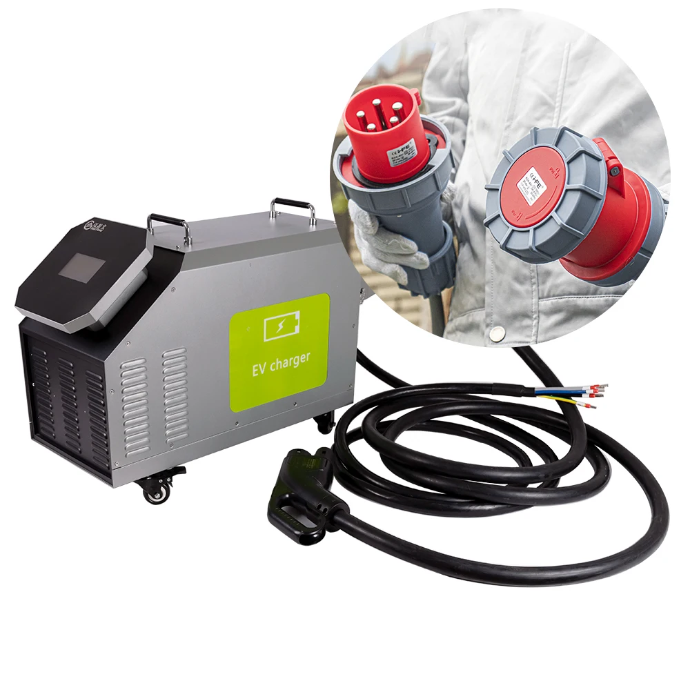 Factory Direct Sale ChadeMo DC 30KW EV Charger Electrical Vehicle OCPP Charger Solar Portable Ev Charging Station