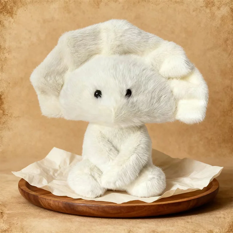 23CM Creative Cartoon Anime Dumpling Plush Doll Soft Kawaii Chinese Food Series Peripheral Hugging Accompany Toys For Kids Gifts