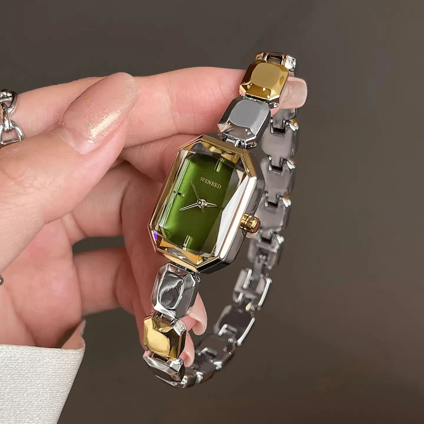 Luxury Fashion Square Women Watches Waterproof Stainless Steel Wristwatch High-end Female Quartz Watch Elegant Ladies Dress Gift