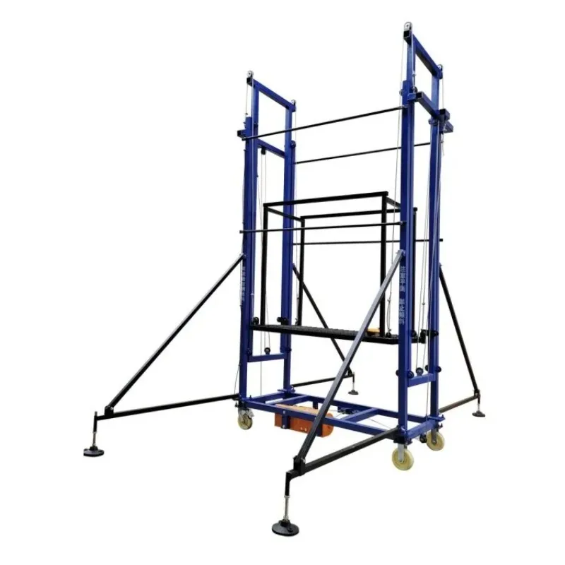 Multiple Models Foldable Electric Scaffolding Lift Mesas Elevadoras Electric Scaffolding Lift Platform Loads Up To 5m