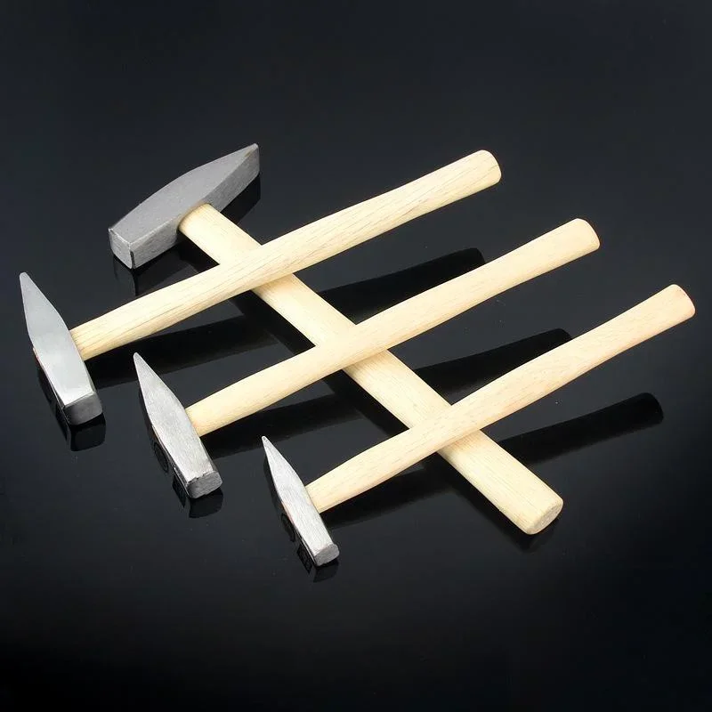 Mini Wooden Handle Tools Wooden Handle Fitter Duckbill Hammer Flat Head Sheet Metal Household Small