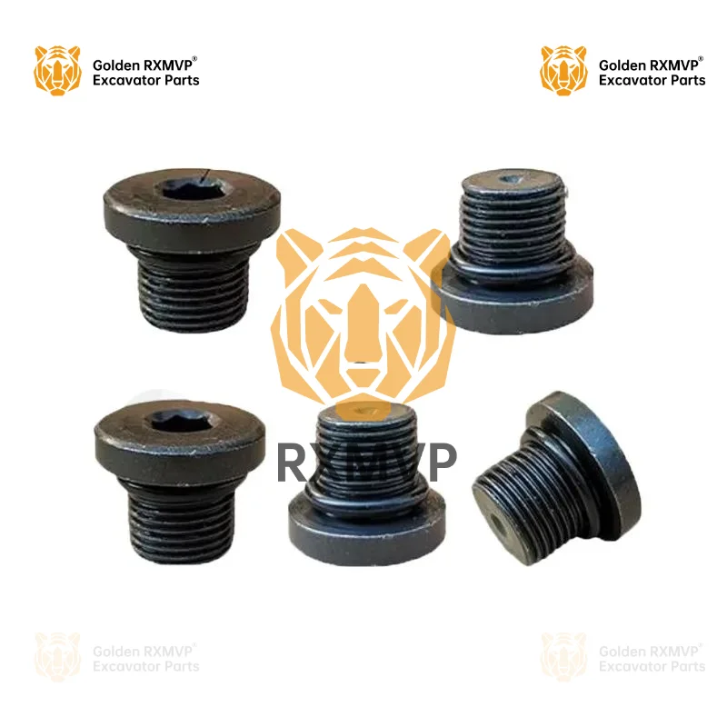 For Sany Sy Excavator Gear Screw Sy55 60 135 215 285 365 Walking Motor Oil Drain Valve Plug Excavator Accessories