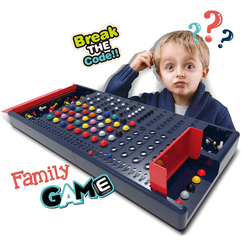 Secret Code Board Game Funny Strategy Multiplayer Interactive Break The Code Table Games Friends Party Games Toys for Kids Adult