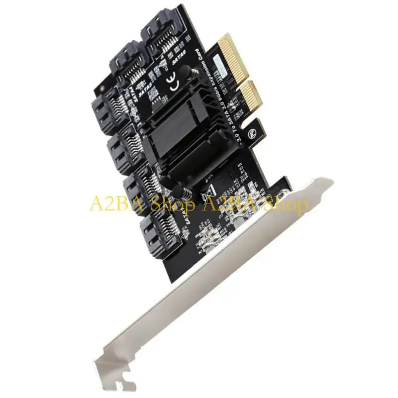 A2BA TXB119/TXB113 6 Port SATA3.0 PCIE Expansion Card Industrial ASM1166 Chip