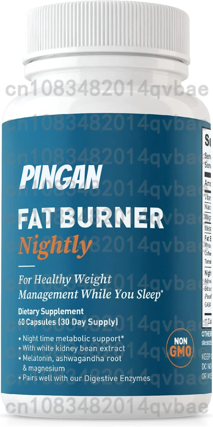 

Nighttime Fat Burner Helps Promote Metabolic Cleansing, Inhibits Fat Accumulation, and Appetite Control During Sleep 60 Capsules