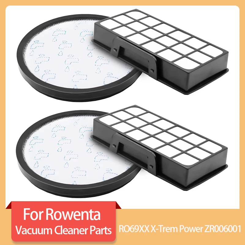 Hepa Filter For Rowenta RO69XX X-Trem Power ZR006001 RO6941EA RO6951EA RO6954EA RO6963EA RO6984EA Vacuum Cleaner Accesories