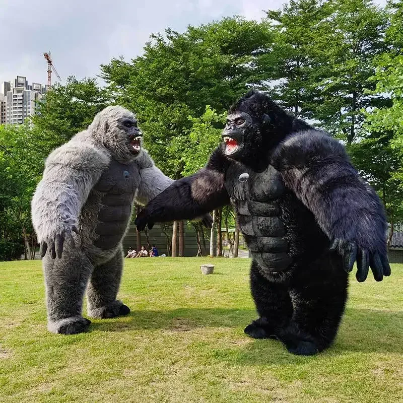 260cm Lagre Inflatable Gorilla King Kong Cartoon character Mascot Costume Advertising Ceremony Fancy Dress Party Animal carnival