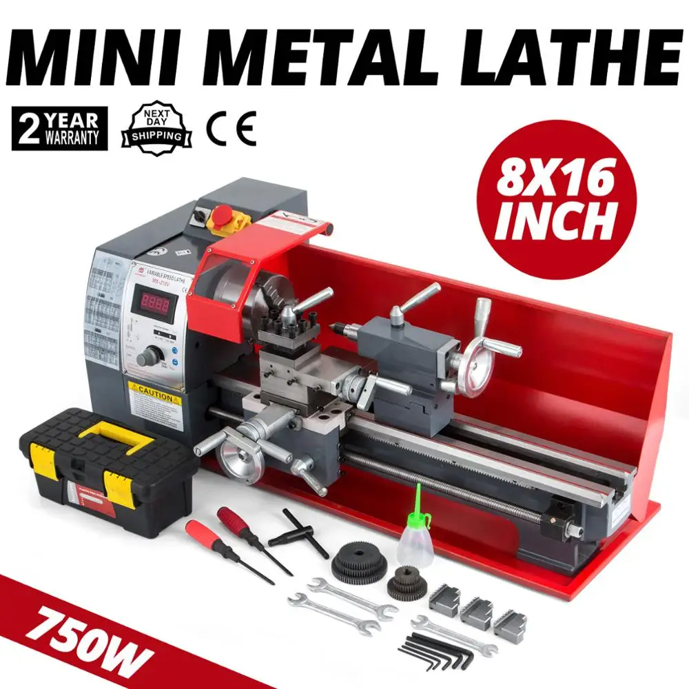 Small Horizontal Metal Alloy Wheel Repair Lathe Machine Heavy  220v