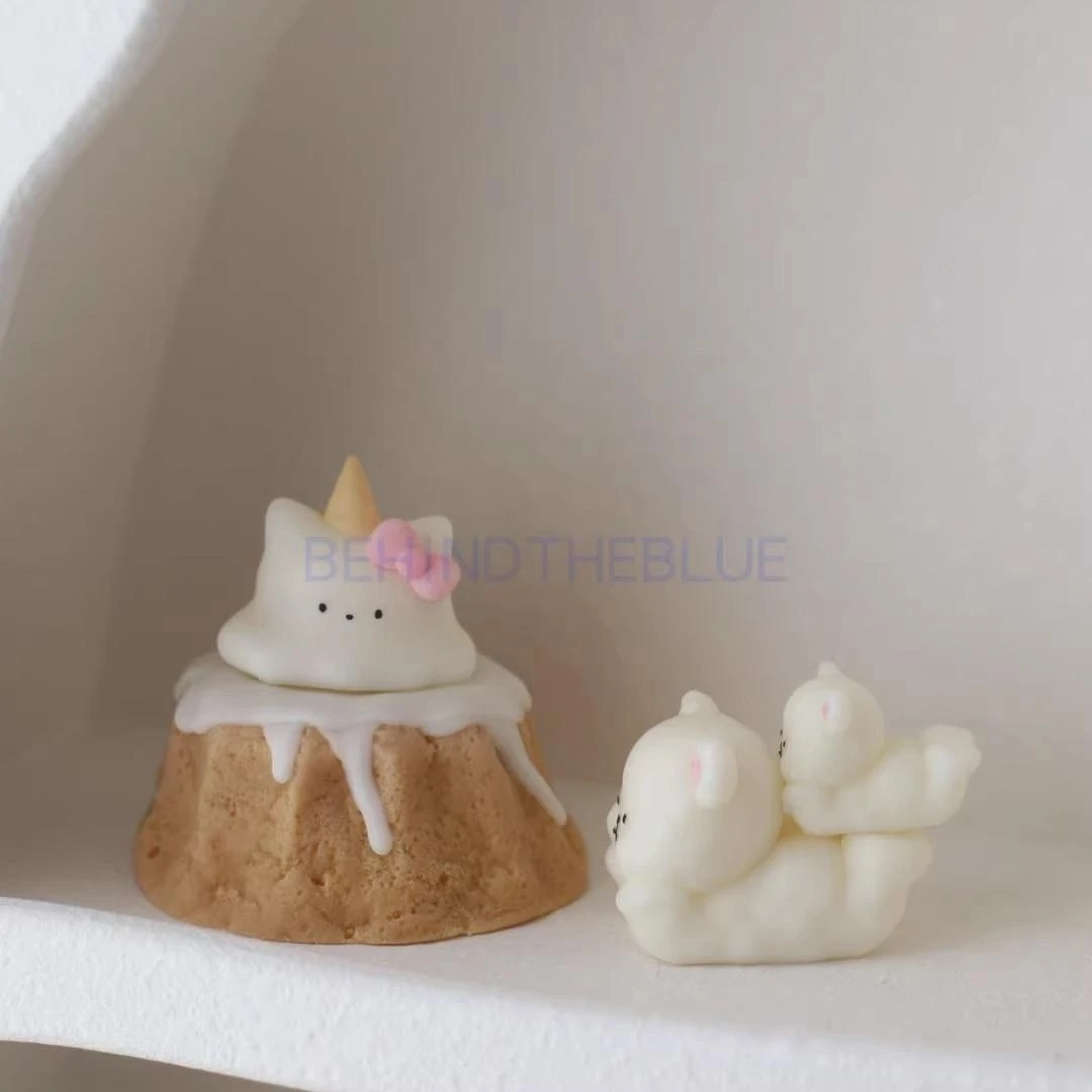 Goo Goo Hoff pastel postre molde de silicona vela molde para hacer velas adornos navideños 2025