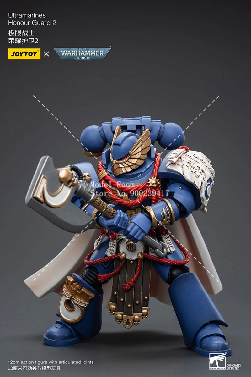 JOYTOY Warhammer 40K 1/18 Ultramarines Honor Guard Action Figur Spiel Armee Soldat Figur Puppe Modell Spielzeug für Sammlung