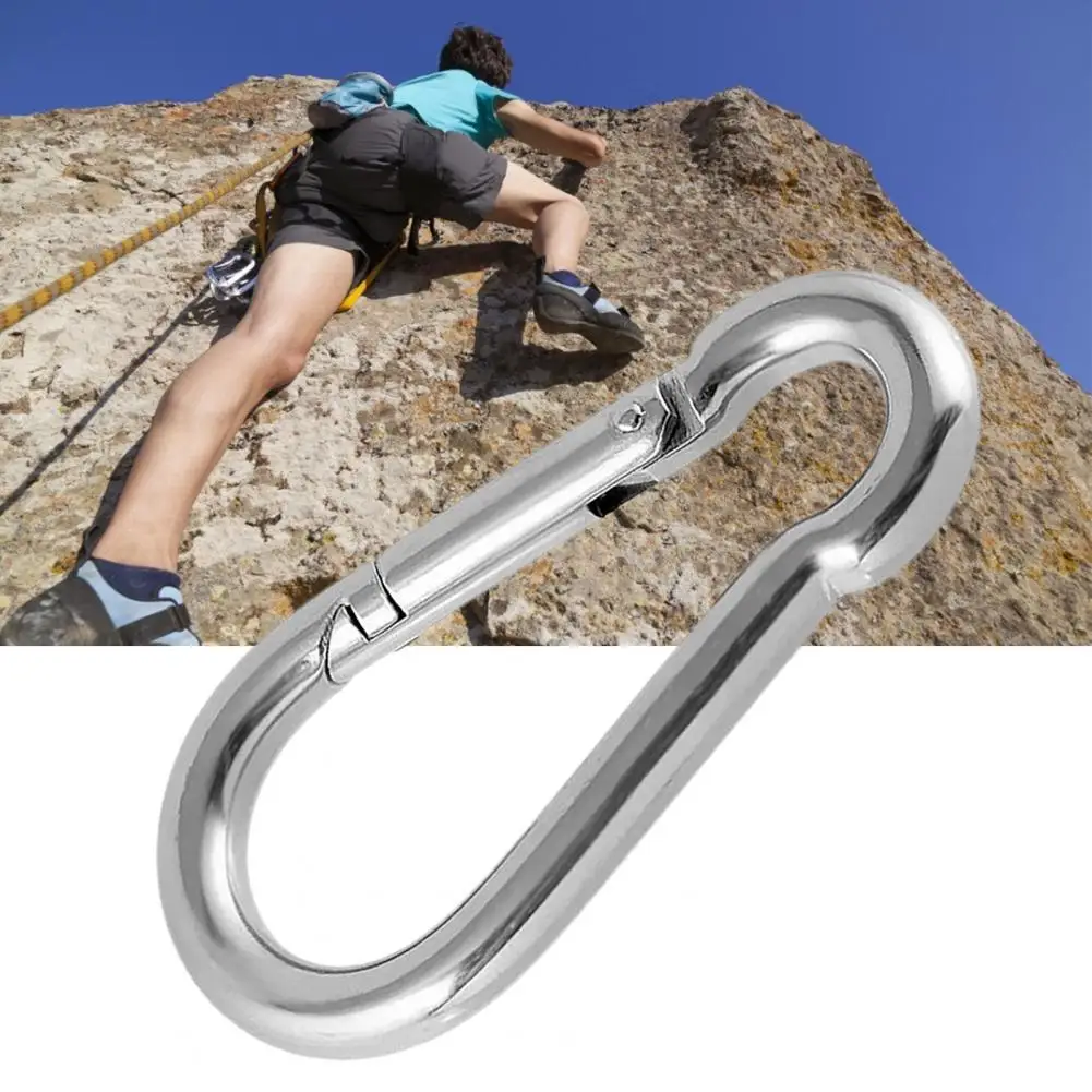 

Mini Carabiner Clips Small Carabiners Dog Leash Harness Key Ring Locking Key Camping Hammock Hiking Iron Heavy Duty Caribeaners