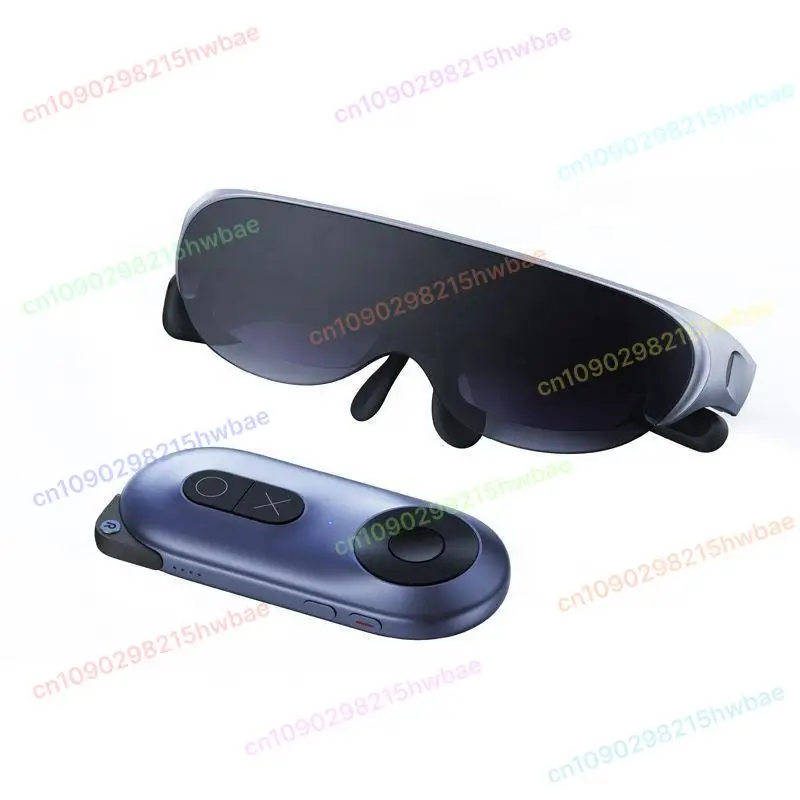 

Smart Glasses With 120 Inch Screen, 1080P OLED Dual Display, 43 ° FoV 55PPD Foldable Home Gaming Viewing Device