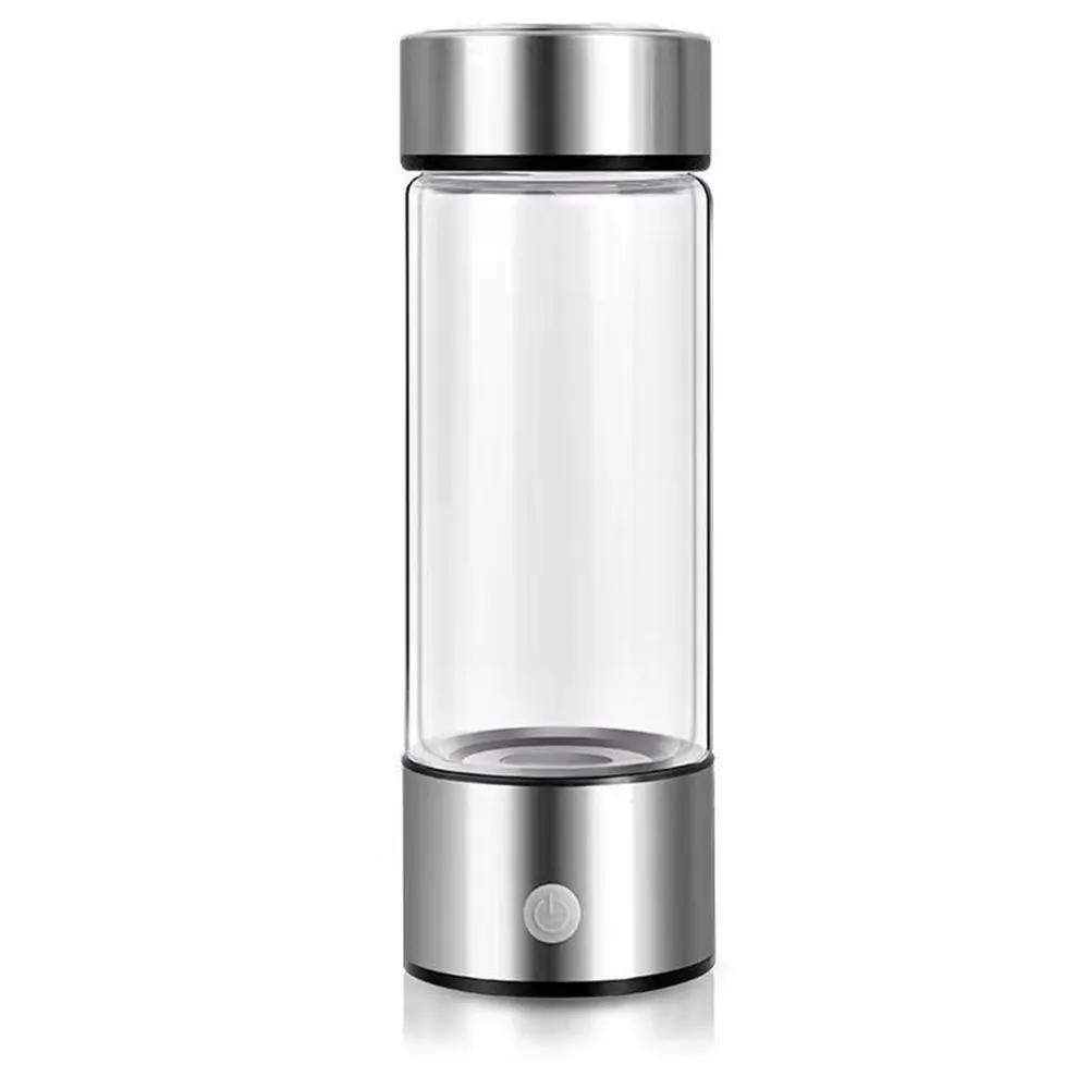 

420ml USB Rechargeable Portable Hydrogen-Rich Generator Water Cup Ionizer Maker Super Antioxidants ORP Hydrogen Bottle