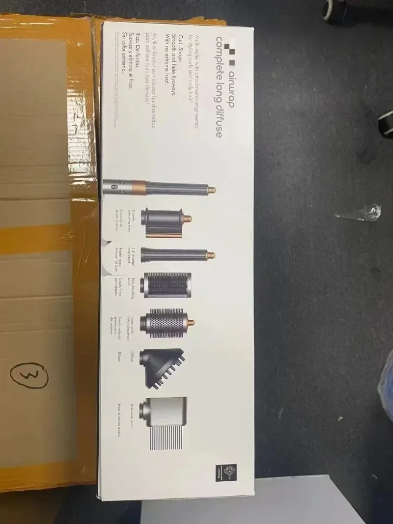 HS-07 Copper Gold Airwap Negative Ion Air Curling Iron Multifunctional Long Hair Style Secador  מסלסלי שיער   مجففات شعر Inface