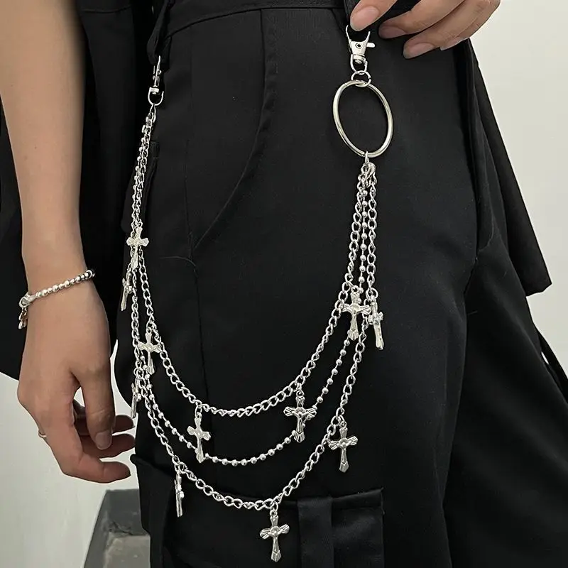 

Новый декоративный пояс-цепочка в стиле панк для мужчин и женщин 2025 года: уличный хип-хоп аксессуар, модный повседневный ремень для отдыха