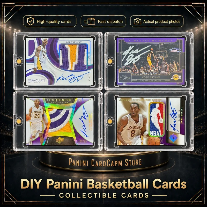DIY Homemade NBA Basketball cards Kobe Bryant Basketball collectible cards