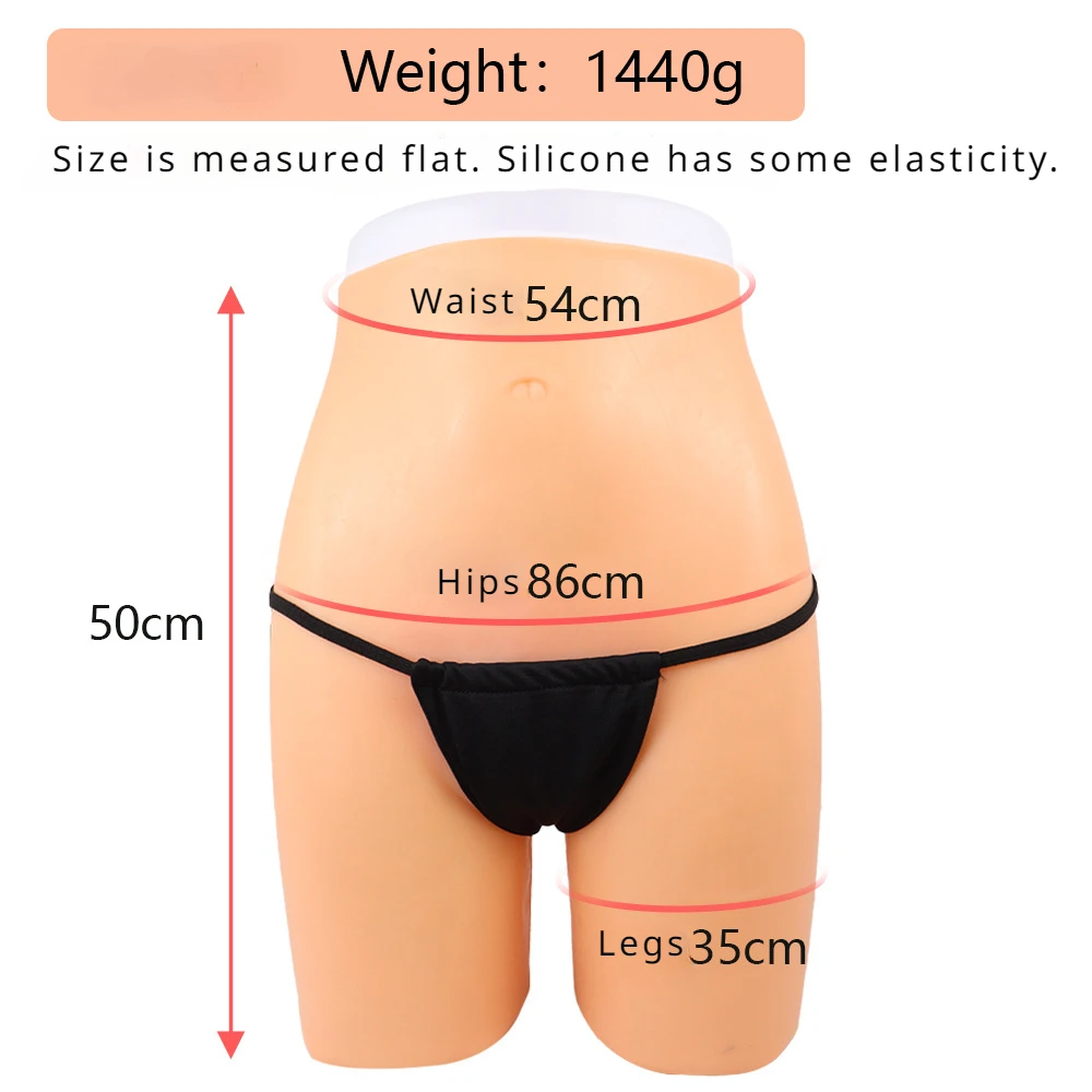 Silicone Butt Pants Realistic Butt Enlargement Fake Vagina Panties Transvestite Mock Fake Pussy Sexy Female Buttocks Sex Toys 18