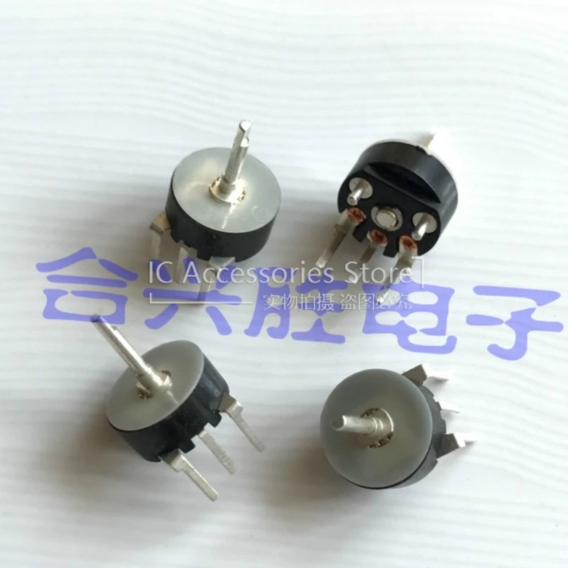 3PCS 10 Type Single Potentiometer B5K Game Machine Aircraft Model Remote Control To Adjust Rotate 180 Degree Shaft 8.5MM