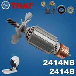 AC 220V 240V 2414NB 2414B Armature Rotor For MAKITA Metal Cutting Saw Spare Parts Cutting Tool 518704-5