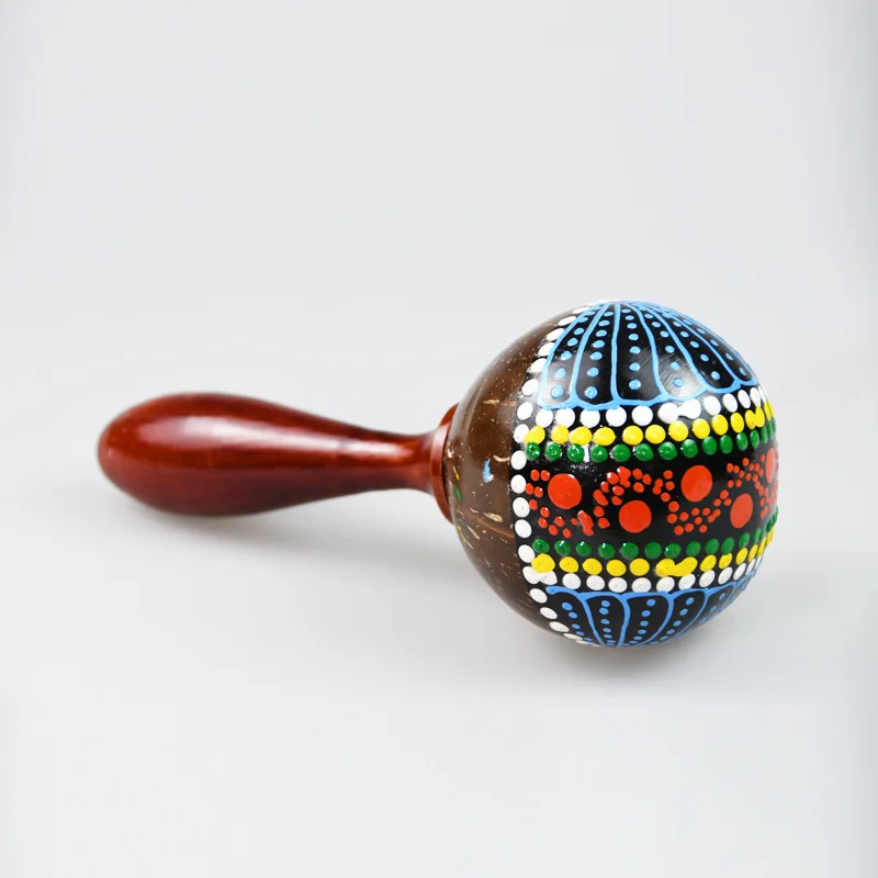 

Марака из скорлупы кокоса, профессиональные звуковые исцеляющие маракасы, детские традиционные песочные молотки для начинающих, портативные инструменты Орфа