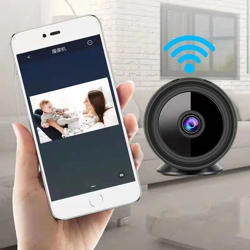 Mini caméra de surveillance IP WiFi sans fil A9, télécommande SmartLife, sécurité à domicile, moniteur vidéo pour bébé, maison intelligente, Tuya,