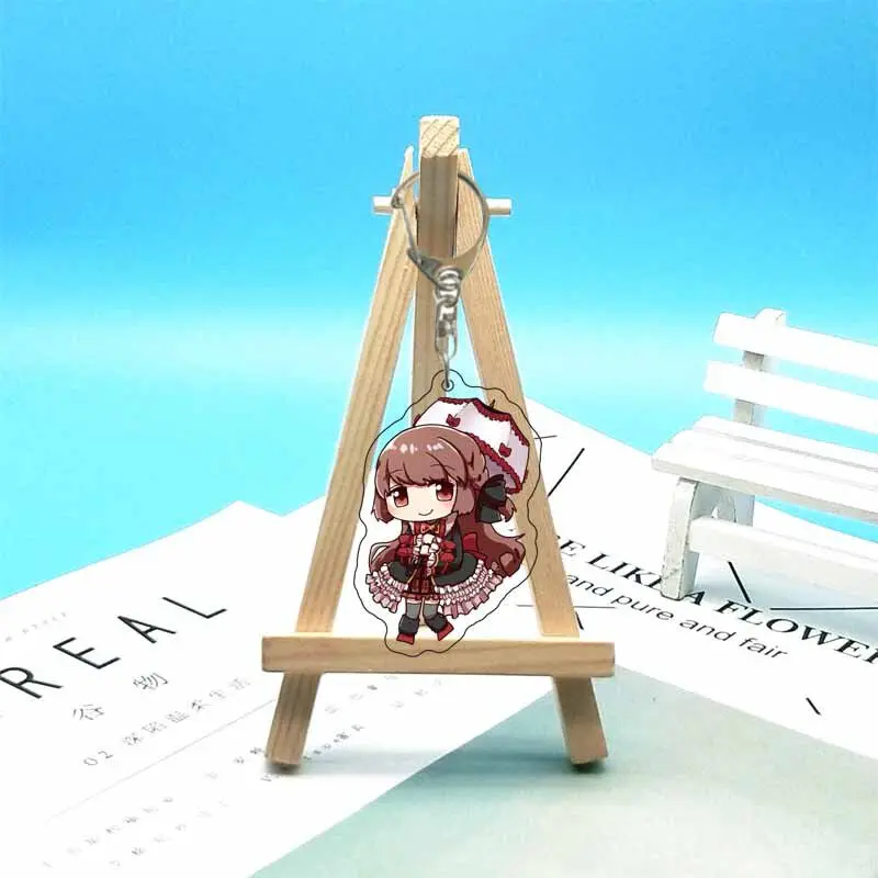 55MM Anime Puella Magi Madoka Magica Figure Akemi Homura Sakura Kyōko Tomoe Mami Kaname Madoka Acrylic Keychain Cute Gifts view 2