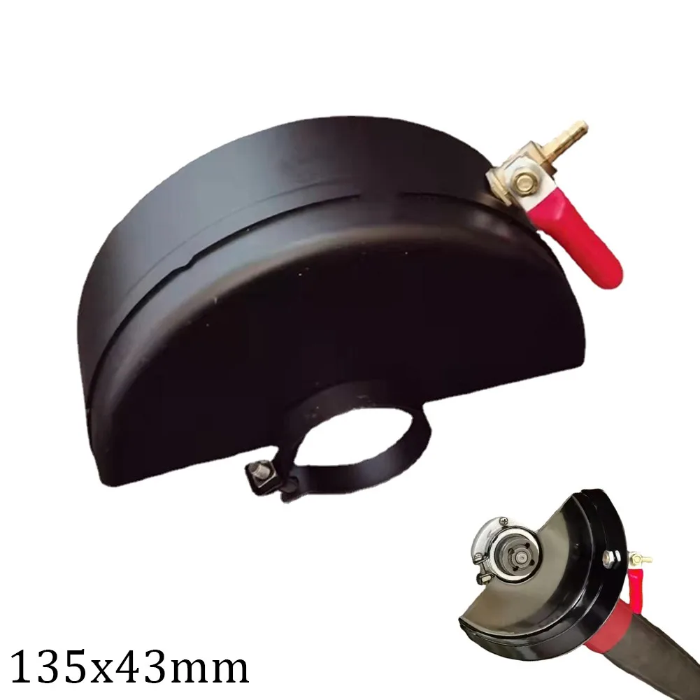 Angle Grinder Shield Set Water Cutting Machine Base Safety Cover With Copper Control Valve 135*43mm Angle Grinder Shield Set