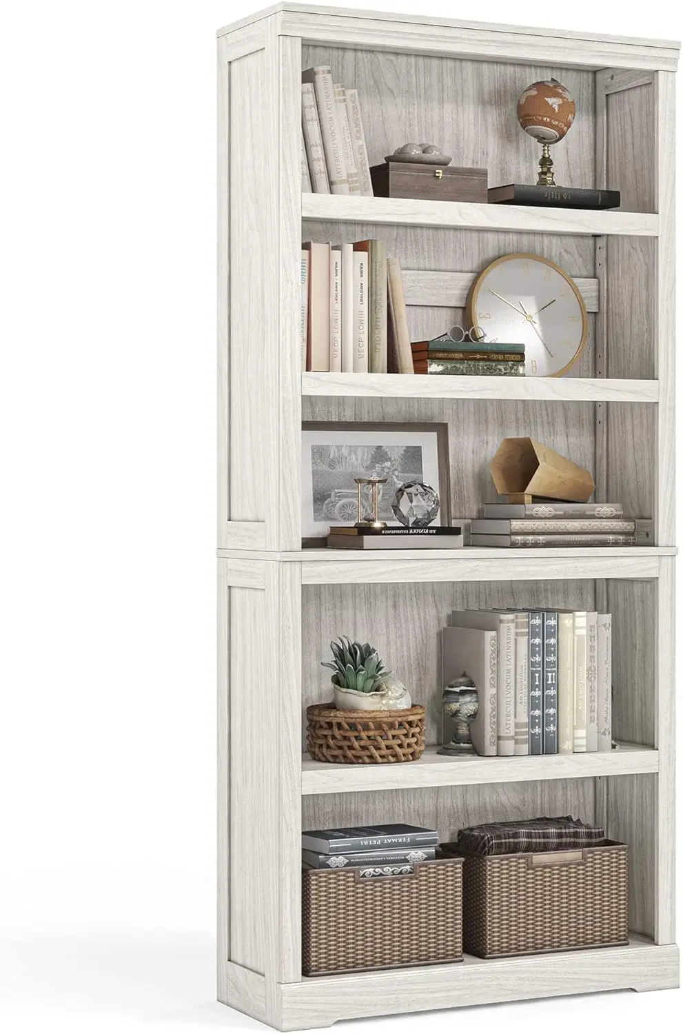 5-Shelf Bookcase, B…