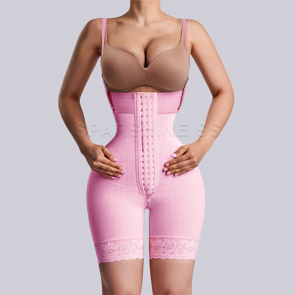 Women's Underwear Double High Compression Hourglass Girdle Waist Trainer Butt Lifter Post-operative Shorts Fajas Colombianas
