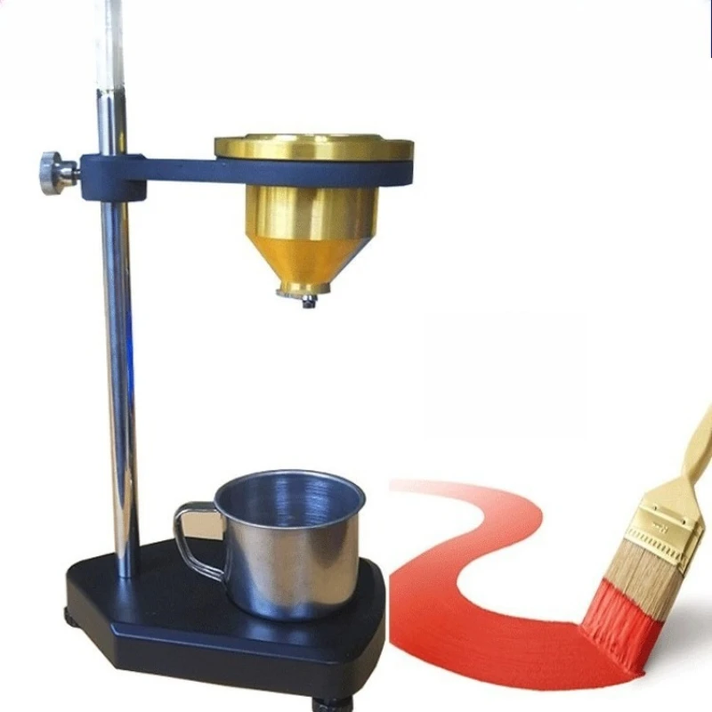 Brass coated four-cup viscometer Portable Portable Chrome coated four-cup